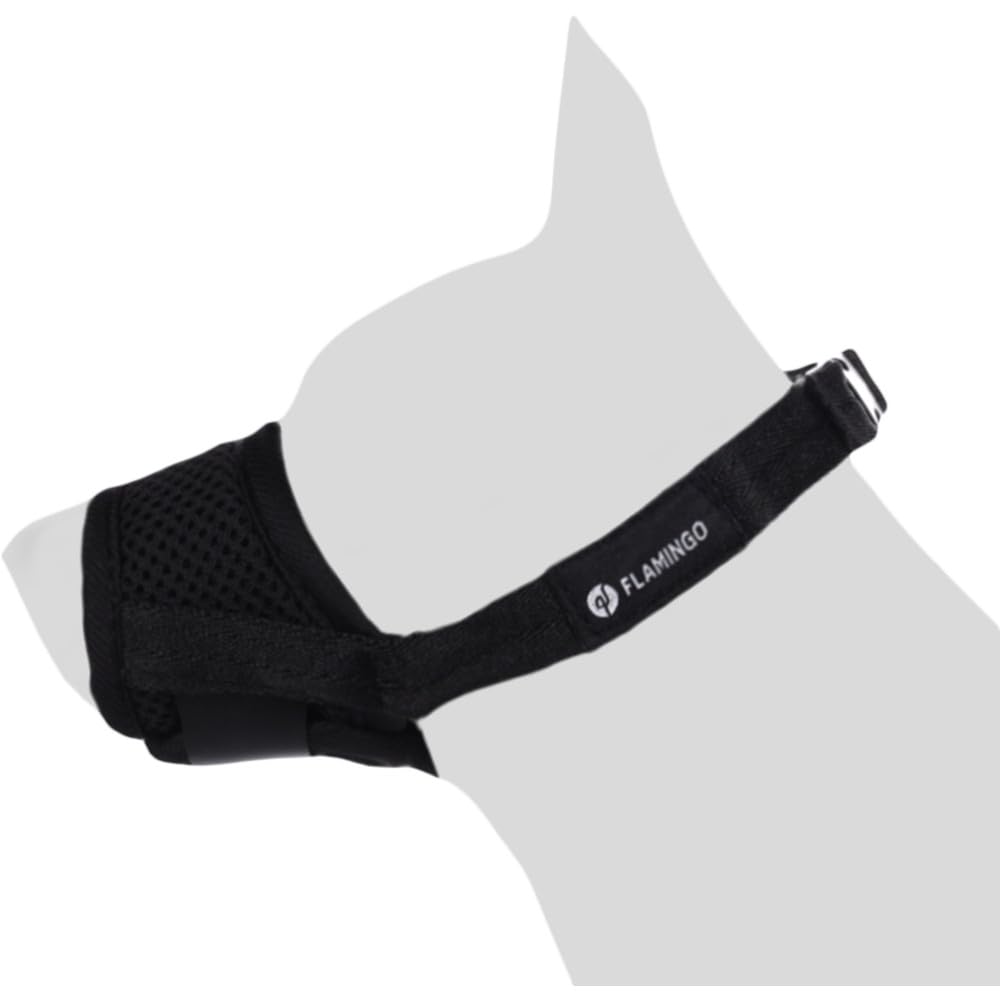 MUZZLE ROLO BLACK M NECK 37-69CM / NOSE 18-21CM - Image 4
