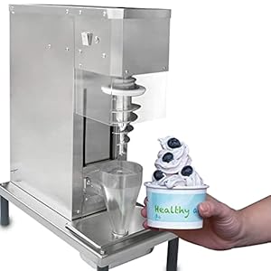 Frozen Yogurt and Gelato Blender Machine, Commercial Ice Cream Mixer for Milkshakes and Smoothies, Perfect for Restaurant and Kitchen Use, High-Efficiency Ice Cream Mixing Equipment,