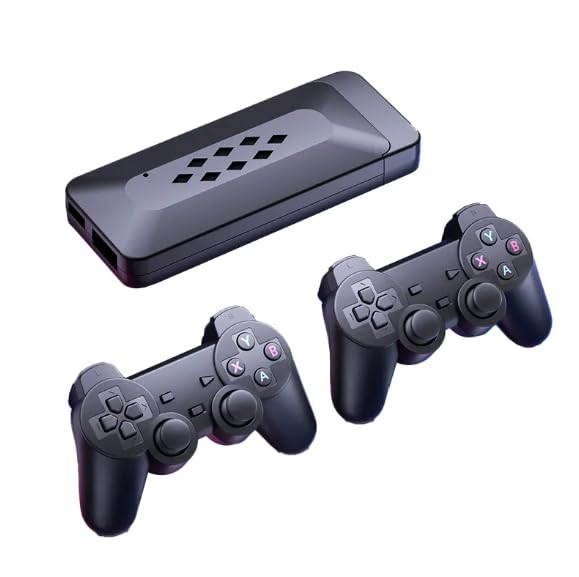 Image of M33 Tv Gaming System, 45+ Emulators,Bulit-in Games Plays PSP, PS,GTA, God of War, 4K HDMI Output Game Stick
