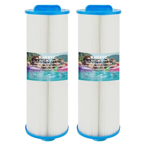 RARAYC 4CH-949 Spa Filter Cartridges - Compatible with Pleatco PWW50L & Filbur FC-0172 50 sqft Hot Tub Filter Replacement Fits Cal Spa FIL50-5D13H15FCT-3 Waterway Teleweir 50 2-Pack