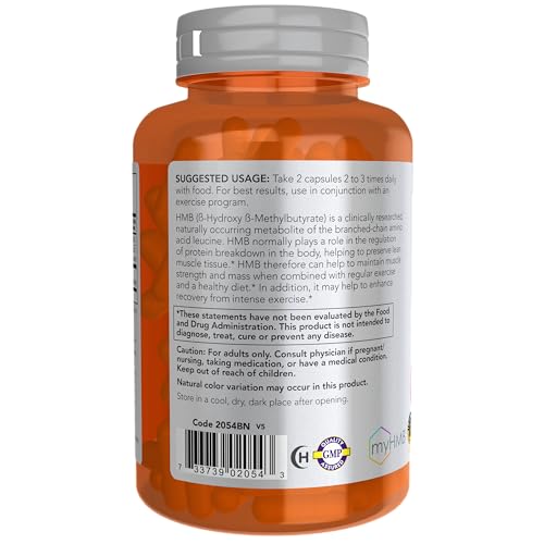 Agora, a nutrição esportiva, HMB (β-hidroxi β-metilbutirato) 500 mg, recuperação esportiva*, 120 cáp