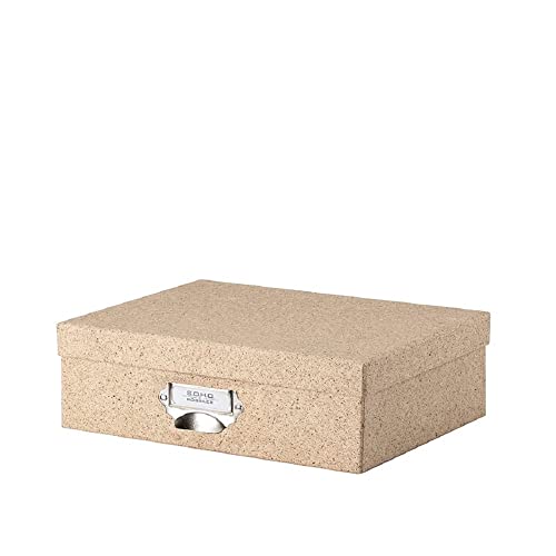 Rössler SOHO Aufbewahrungsbox mit Deckel A4 | Aufbewahrungsbox aus Papier | Bad Organizer | Organizer Küche | Organizer Schminke | Boxen Aufbewahrung | 34 x 26 x 10 cm | 1 Stück | Farbe: Cacao