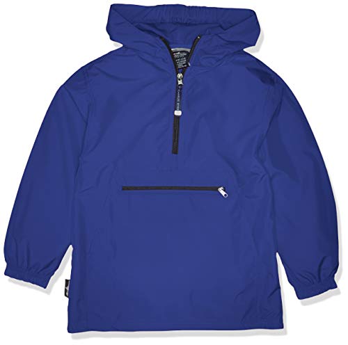 Charles River Apparel Unisex Youth Pack-N-Go Pullover, Large Royal