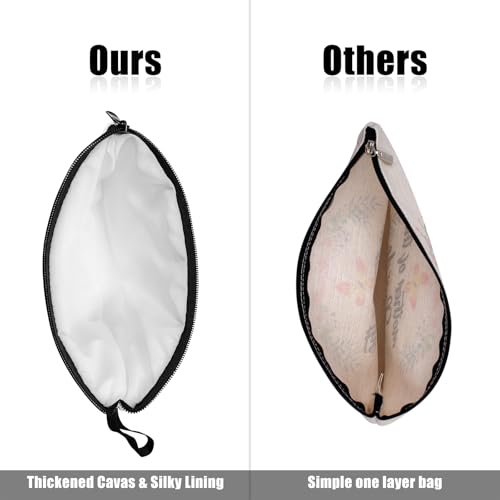 Vavabox 40th Birthday Gifts Women, Unique Gifts for Her, Makeup Bag with Zipper for Daily Use (Year-1985, White) 5