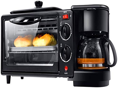 LXDDP Brotmaschine, Multifunktions-DREI-in-Eins-Frühstücksmaschine, Haushaltstoaster, Kaffeeofen – Bild 3