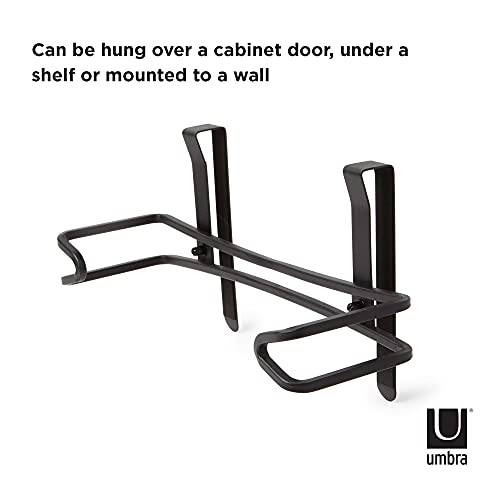 Servilletero Umbra Squire Negro, soporte de mesa compacto de estilo industrial 6