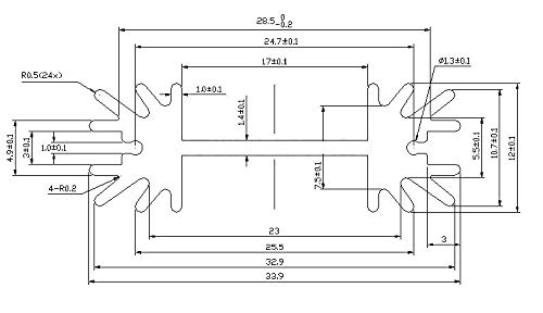 To-220 - Disipador de calor de aluminio de 0.984 x 1.339 x 0.472 in, TO220 para enfriamiento, MOSFET SCR, regulador de voltaje de alimentación ICS (0.984 in x 1.339 in x 0.472 in) (negro 9
