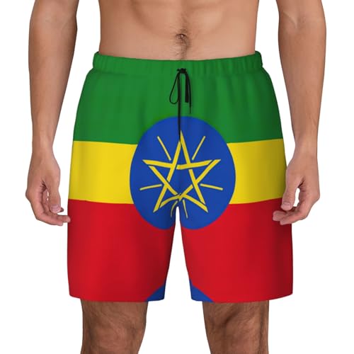 Short de bain Éthiopie homme maillot de bain double couche séchage rapide