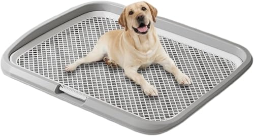 Vinebeautiful犬トイレ大型犬用平板ハイフェンス飛沫防止犬用小便器 (B,60*50*6.5CM)