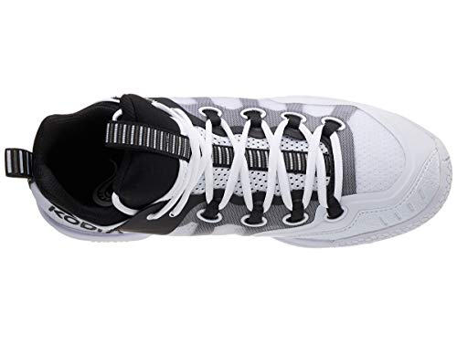 Salming Mens Kobra Mid 2 Indoor Court Squash Trainers - 11.5 US White - Thumbnail 4