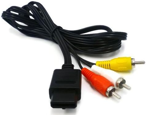 AV Composite Audio Video Cable Lead For Super Nintendo Gamecube 64 SNES N64 GC