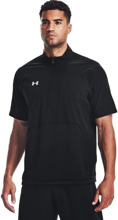 UA Motivate 2.0 Pullover: Black, Short Sleeve by Under Armour
