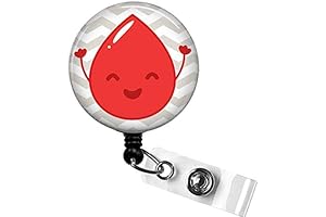 Retractable Phlebotomy Badge Holder: Express Phlebotomist Pride