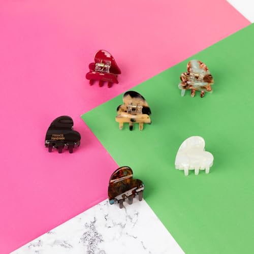 Pinzas pequeñas para pelo paquete 6 piezas miniatura 7