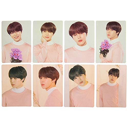 Grapes Garden BTS Bangtan Boys Lomo Photo Carte/Photocard Set, Jungkook Jimin V Suga Jin J-Hope Rap Monster Lomo Card, Cadeau pour BTS Army(JIMIN)
