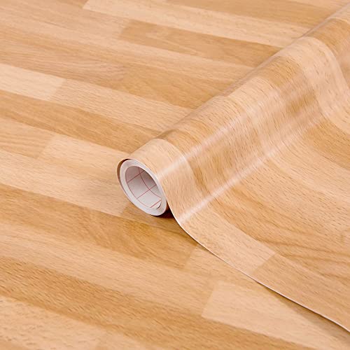 Láminas adhesivas decorativas d-c-fix para renovar la mesa de comedor con aspecto de madera