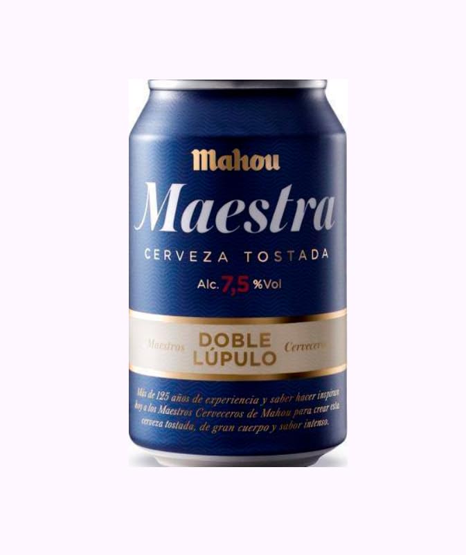 Doble Lúpulo Premium Cerveza Tostada, 7,5% Alkohol, 33cl Dosen, 6er Pack