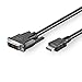 Produktbild Goobay 50582 DVI-D/HDMI Kabel, vernickelt - DVI-D-Stecker Single-Link (18+1 pin) > HDMI-Stecker (Typ A)
