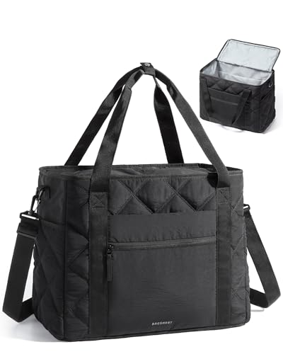 BAGSMART 38L Large Tote Bag for Women, Carry-On Travel Tote