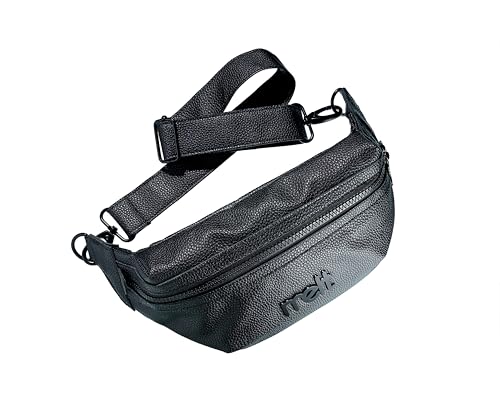 Melt Bolsa tiracolo transversal, Preto