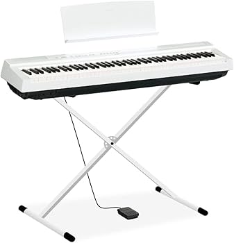 Amazon | YAMAHA P-125a WH ホワイト 電子ピアノ 88鍵盤 Xスタンド
