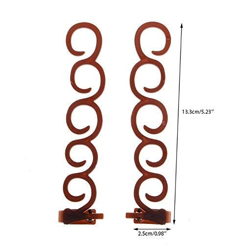 MURTISIDDH Spider hair braider hair styling tools hair clips band centipede braid aid hair band beauty tool (2pcs/pack) 2
