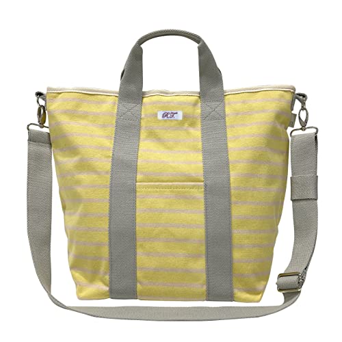 [ルートート] ショルダー付 コットン トートバッグ NA ミディアム 2way テンジク (イエロー)