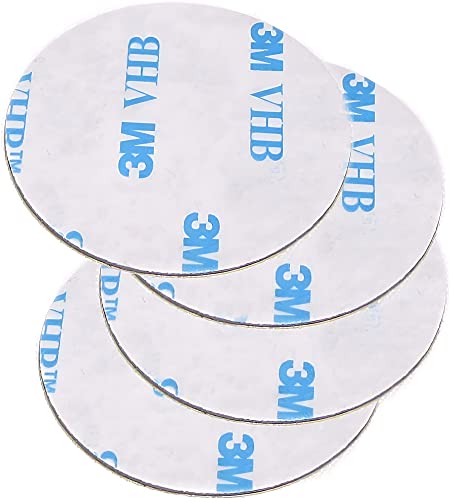 Sticky Mounting Dots 1.38 In. Made Of Vhb 3M Double-Sided Mounting Tape. Adhesive Glue Replacement. Circle Pads Pack Of 4 #TOP1