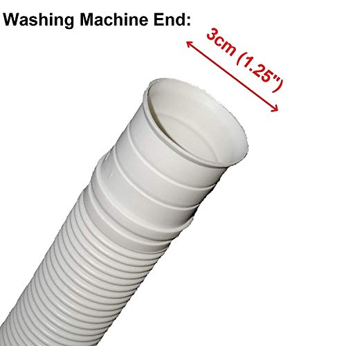 Image of Inlet & outlet hose pipes (1.2 Meter Drain Hose Topload)