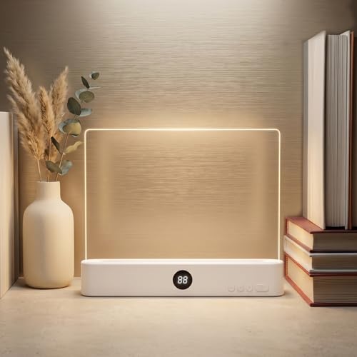 Calm Oasis Book Light Reading Light - Smart LED Reading Lights for Books in Bed (White)