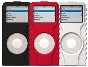 TuffWrap 3-Pack for iPod nano 2G (Red, White, and Black)