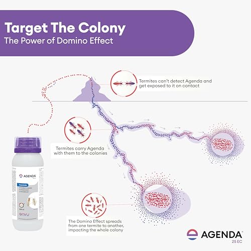 AGENDA For Termite Control (Pre&Post-Construction)-500 Ml|Fast&Long Lasting Action|Mix Only With Water|Domino Effect Resulting In Colony Elimination,Pack Of 1,Liquid - Image 4