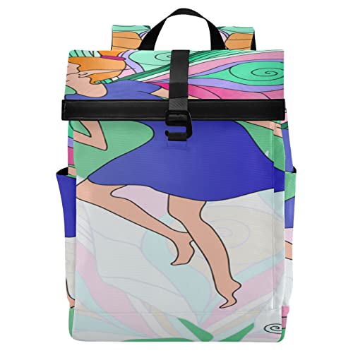 Mochila para computadora Dream Fantasy Magic Wand Mochilas para computadora portátil Bolsa para...