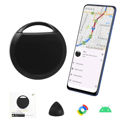 KozyOne Android Air Tracker   Etiqueta de rastreador Inteligente para Mascotas, Llaves y Equipaje con Seguimiento Global en Tiempo Real a través de la aplicación Find Hub de Google, 1 Unidad