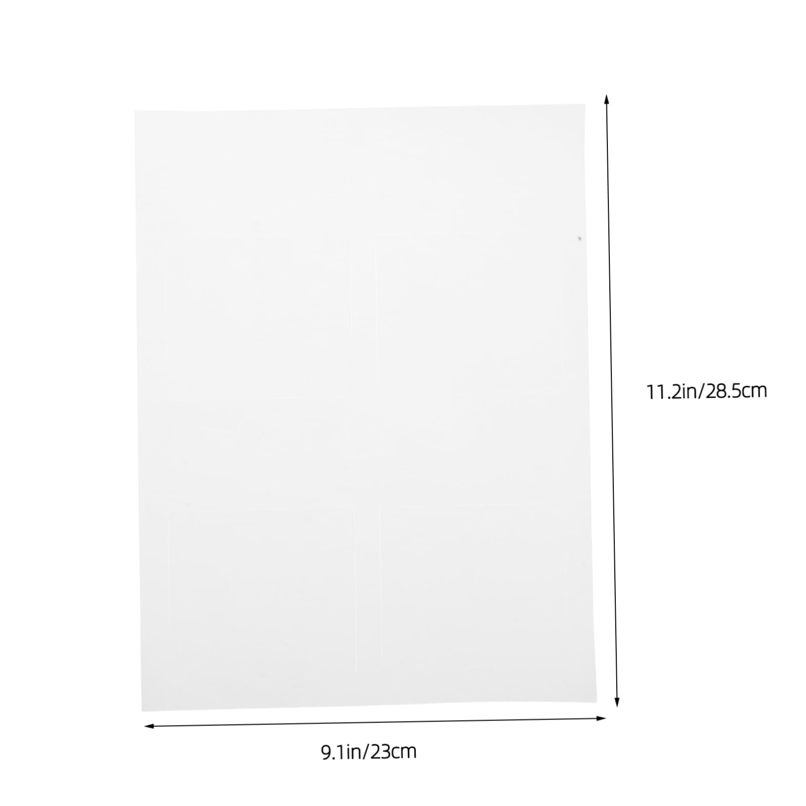 Mikinona 10 Sheets Kraft Diy Wine Bottle Labels Stickers Versatile Adhesive Wine Label Sheets for Jars Blank Bottle Tags for Inkjet Printers Easy Handwriting Surface Sturdy Waterproof