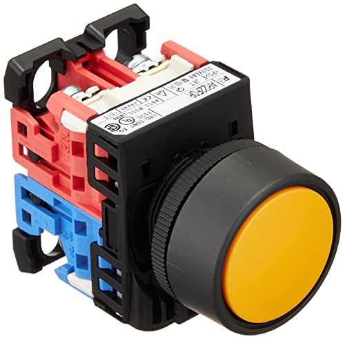 富士電機 φ22.3・25.5共用 押しボタンスイッチ 橙 AR22F0R-11A