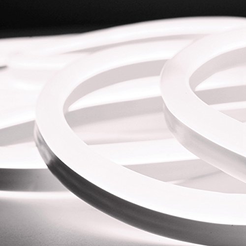 VIDOO 2M 2835Flexible Neon Seil Streifen Licht Xmas Outdoor wasserdicht 110V-Reines Weiß
