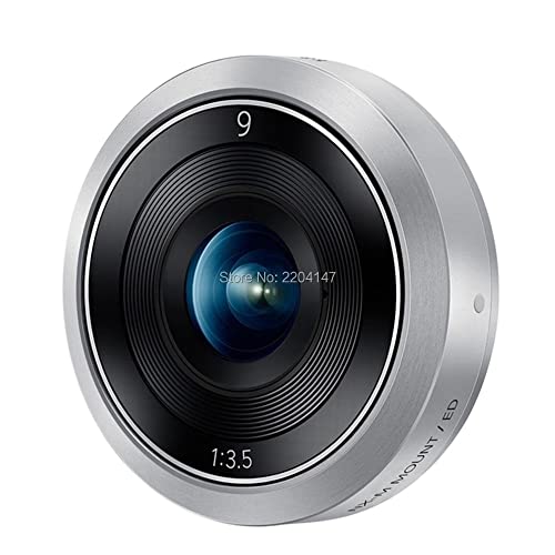 VLIZO Objektiv NX-M 9 mm f/3,5 Fixfokus-Objektiv Kompatibel mit Samsung NX Mini Miniatur-Spiegelreflexkamera