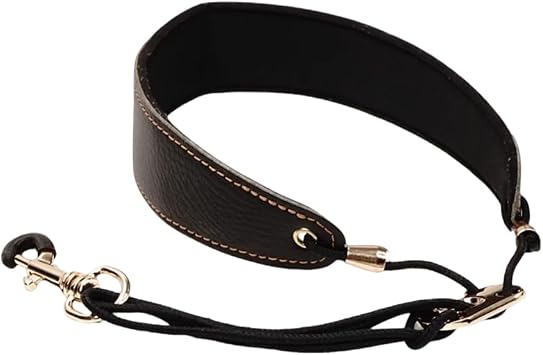 Saxophone Neck Strap | Leather & Fiber Dual-Layer Support | Reinforced Nylon Cord & Anti-Slip Hook | Adjustable 45-65cm Tenor/Alto Sax