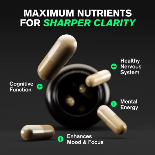 Organic Lions Mane Supplement Capsules 2400 mg - Powerful Nootropic - Helps Maintain Memory, Energy, and Mental Clarity - Vegan Brain Booster Focus Pills - Real Lion's Mane Supplement - Melena de Leon - Image 5