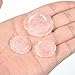 3pcs Rose Quartz Carved Gemstone Flower Pendant Earrings Beads Set for Jewelry Making DIY 1.3 Inch 1 Inch