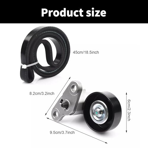 Cinturón tensor serpentino elimina ruidos de motor en modelos 1500 2500 5
