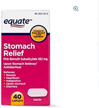 Equate Stomach Relief Caplets 40ct (2)