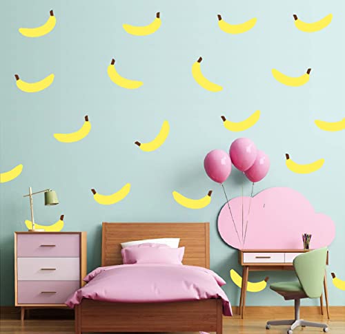 Vinilos Decorativos Amarillos Plátanos 64 Piezas para Niños miniatura 3