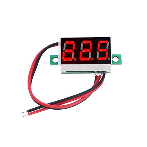 4.5-30V 2-wire for DC Voltage Meter Digital Voltmeter Red LED Display Panel Voltage Automotive Parts