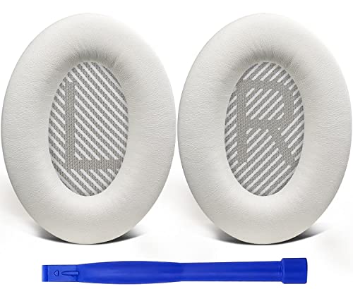 SoloWIT Lambskin Replacement Earpads Cushions for Bose QuietComfort 35 (QC35) & Quiet Comfort 35 II (QC35 ii) Headphones