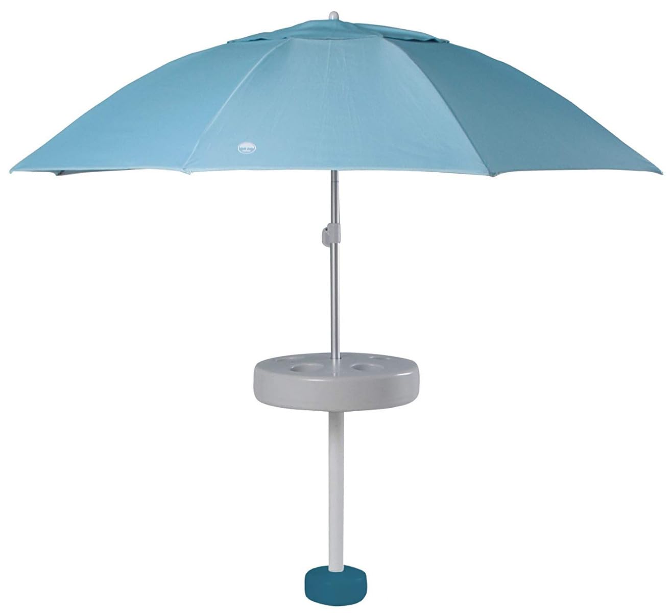 Pool Buoy Floating Pool Umbrella, Harbor Blue