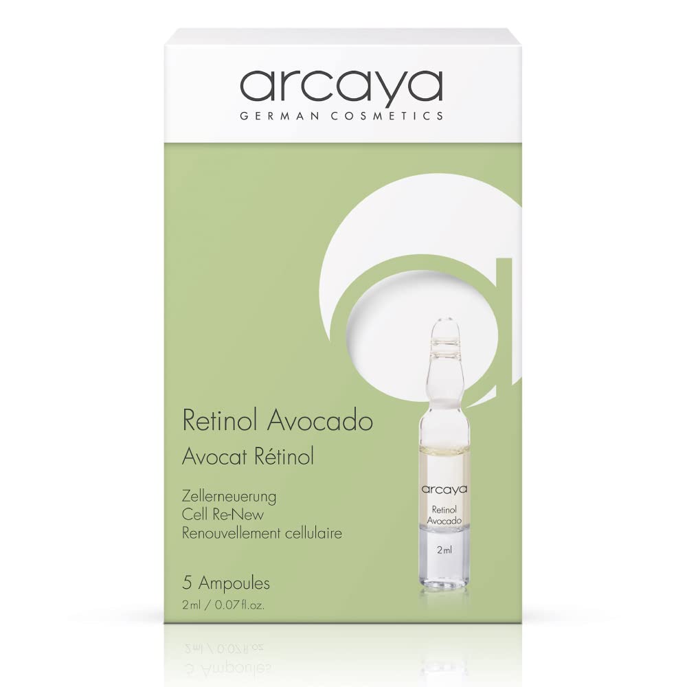 Arcaya Retinol Avocado Facial Ampoule for Dry Skin