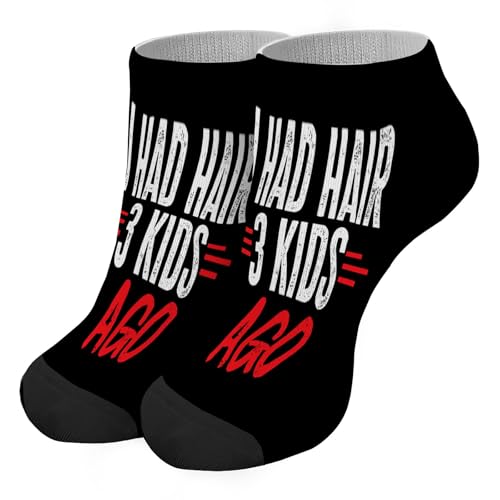 I Had Hair 3 Kidss Ago Athletic Socks Kawaii Sock2