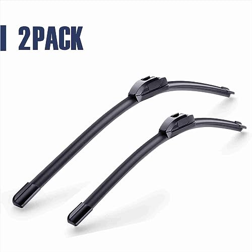 Image of 28 inch +16 inch Windshield Wiper Blades Replacement for Nissan Altima 2018 2017 2016 2015 2014 2013-2007 Maxima 2023-2009 U /J Hook Original Factory Quality Windshield Wiper Blades-Pack of 2